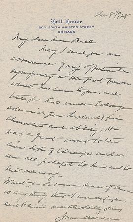 Lot #381 Jane Addams Letters - Image 4