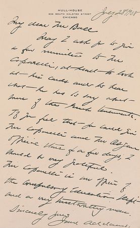 Lot #381 Jane Addams Letters - Image 6