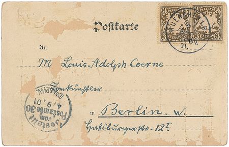 Lot #840 Josef Rheinberger: Writing to the composer who would carry on his work - Image 2
