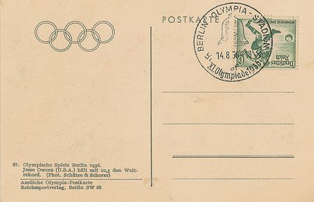 Lot #1208 Jesse Owens Signed Photograph - Image 2