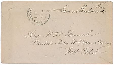 Lot #25 James Buchanan Free Frank