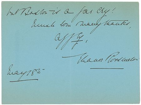 Lot #80 Eleanor Roosevelt Handwritten Letter Signed - Image 3