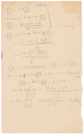 Lot #477 George S. Patton: One-of-a-kind page from the young cadet’s Michie’s Mechanics textbook - Image 2