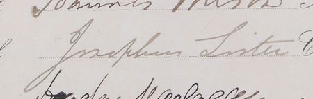 Lot #276 Joseph Lister: Medical diploma approved by the pioneering surgeon, “Josephus Lister” - Image 2