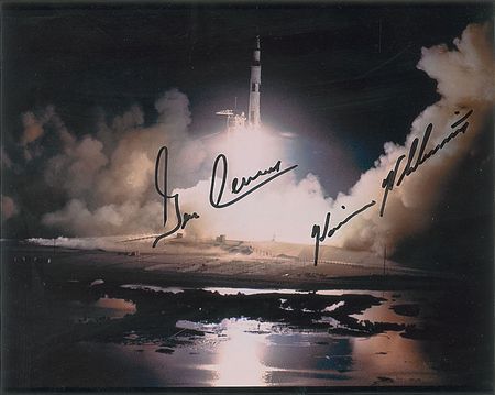 Lot #585 Moonwalkers Signed Photographs - Image 1