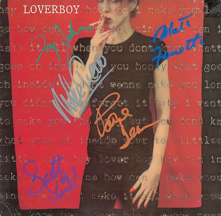 Lot #984 Foreigner and Loverboy Signed Photograph and Album - Image 1