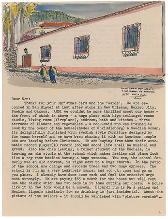Lot #610 Raymond Brossard Typed Letter Signed - Image 1