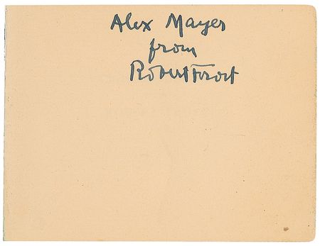 Lot #731 Robert Frost - Image 1