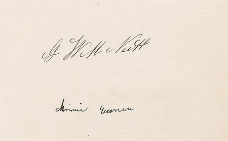 Lot #300 Commodore Nutt and Minnie Warren: Barnum?s famous little people - Image 1