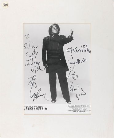 Lot #962 James Brown Signed Photograph - Image 2