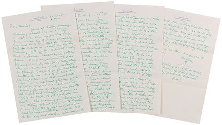 Lot #1183 Ty Cobb: Writing of his ?Cobb Memorial Hospital? and a road trip with ?a friend ?Muddy? Ruel a former ballplayer, catcher? - Image 1