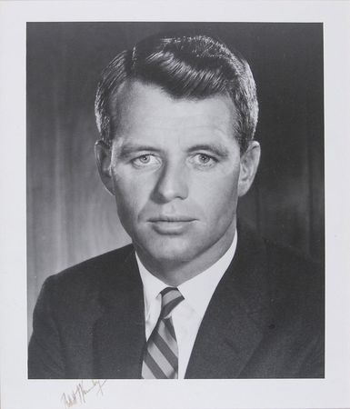 Lot #258 Robert F. Kennedy Signed Photograph - Image 1