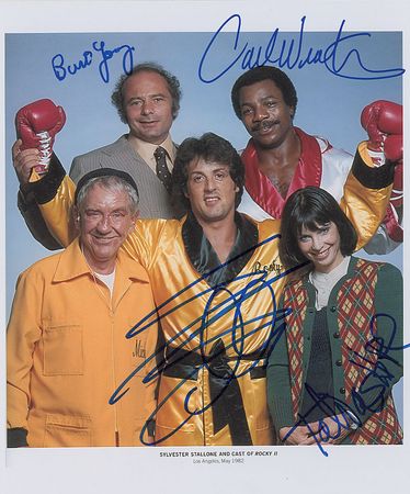 Lot #1151 Rocky II Signed Photograph - Image 1