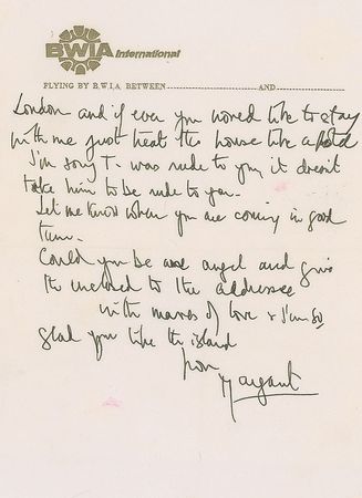 Lot #324 Princess Margaret Letters - Image 5