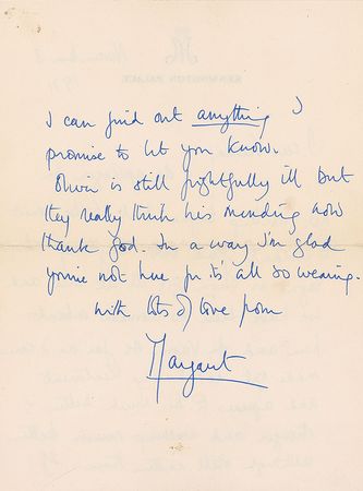 Lot #324 Princess Margaret Letters - Image 7
