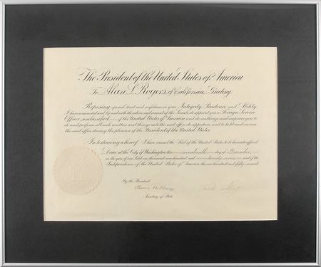 Lot #76 Calvin Coolidge Signed Document - Image 1