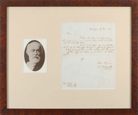 Lot #271 Lajos Kossuth Handwritten Letter Signed - Image 1