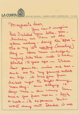 Lot #1045 Bette Davis: ?Will be on the Carson special March 13th on N. B. C.? - Image 2