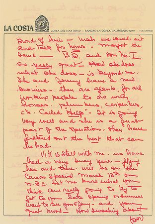 Lot #1045 Bette Davis: ?Will be on the Carson special March 13th on N. B. C.? - Image 4