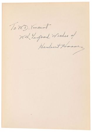 Lot #136 Herbert Hoover Book - Image 1