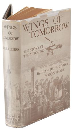 Lot #515 Amelia Earhart: Exceptional book on the innovative autogiro signed by the famous aviatrix - Image 2