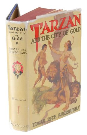 Lot #712 Edgar Rice Burroughs: Highly desirable Tarzan and the City of Gold - Image 2