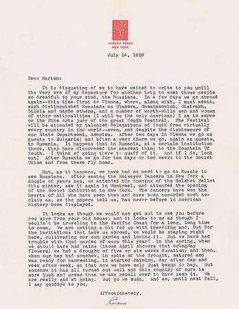 Lot #624 Rockwell Kent: Interesting Soviet-related letters from the American illustrator - Image 3