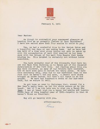 Lot #624 Rockwell Kent: Interesting Soviet-related letters from the American illustrator - Image 4