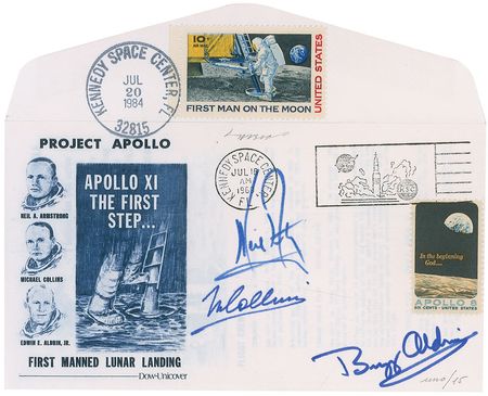 Lot #522 Apollo 11: Bolaffi-certified ?Type 2? cover - Image 1