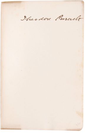 Lot #54 Theodore Roosevelt Book - Image 1