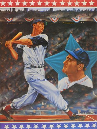 Lot #1326 Ted Williams and Carl Yastrzemski - Image 1