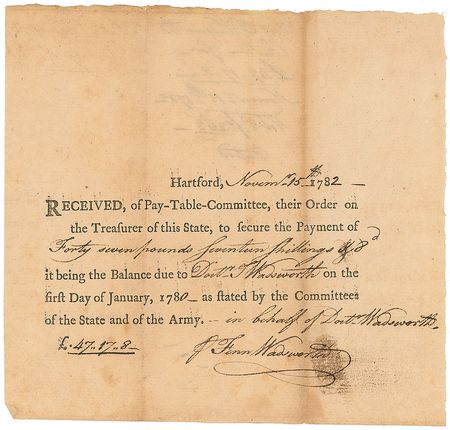 Lot #436 American Revolution: Alexander McDougall: West Point discharge in the midst of the Revolutionary War - Image 2
