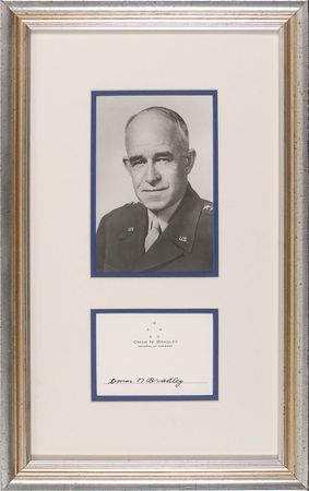 Lot #447 Omar Bradley Signature - Image 1