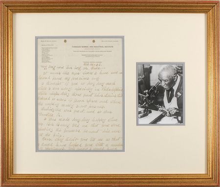 Lot #184 George Washington Carver: Carver discusses “peanut diseases” - Image 1
