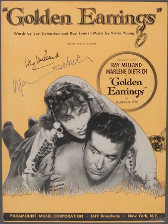 Lot #1118 Marlene Dietrich and Ray Milland - Image 2