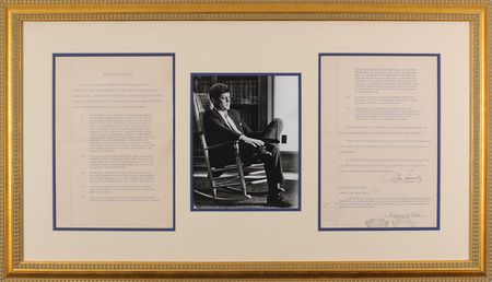 Lot #116 John F. Kennedy: Remarkable document appointing his power of attorney in 1959 - Image 1