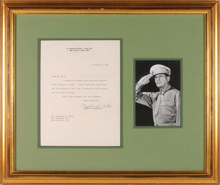 Lot #472 Douglas MacArthur: ?I felt the interests of our beloved country were at stake? - Image 1