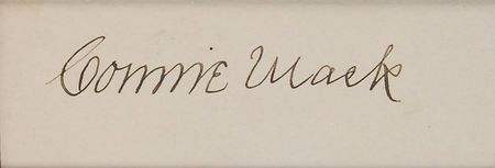 Lot #1280 Connie Mack Signature - Image 2