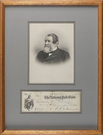 Lot #286 Cyrus McCormick Check - Image 1