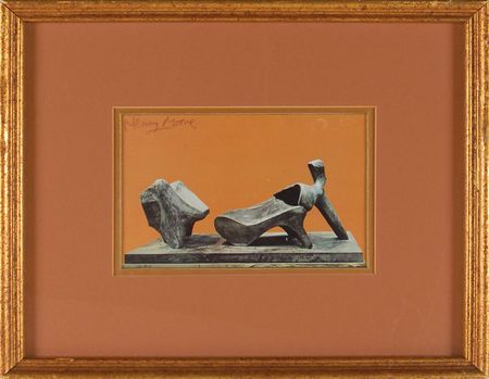 Lot #628 Henry Moore Signed Photograph - Image 1