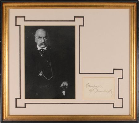 Lot #290 J. Pierpont Morgan Signature - Image 1