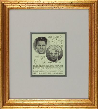 Lot #1139 Ozzie and Harriet Nelson Signed Photograph - Image 1