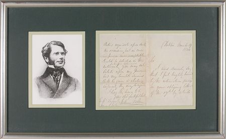 Lot #302 William Smith O'Brien: “The feelings of the people of Munster with regard to the recent Prosecution and their respect for the great Leader of the Irish people” - Image 1