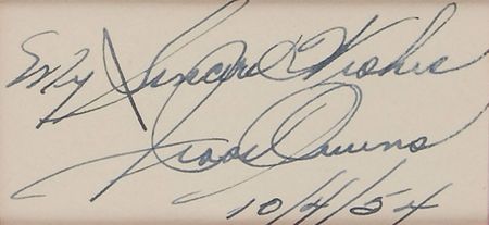 Lot #1306 Jesse Owens Signature - Image 2