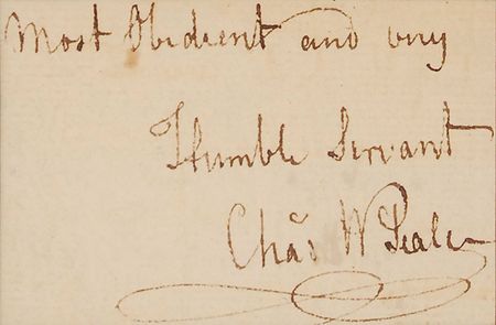 Lot #638 Charles Wilson Peale - Image 2