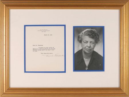 Lot #84 Eleanor Roosevelt - Image 1