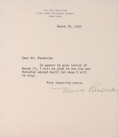 Lot #84 Eleanor Roosevelt - Image 2