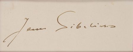 Lot #845 Jean Sibelius Signature - Image 2