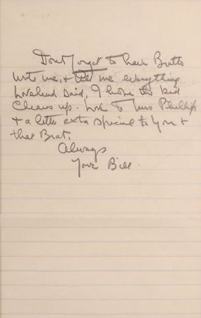 Lot #1217 Bill Tilden: ?Get a lot of sleep & food before & during the tournament. Work on passing shots & on control? - Image 4