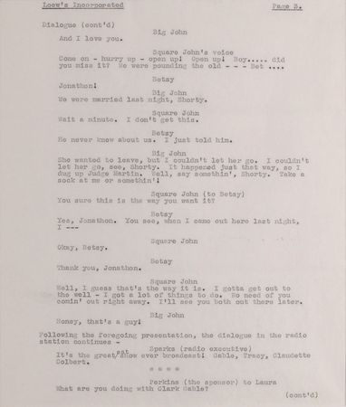 Lot #1090 Spencer Tracy: ?It is understood that a sound track of my voice taken from the photoplay ?Boom Town? is to be used in said photoplay? - Image 4
